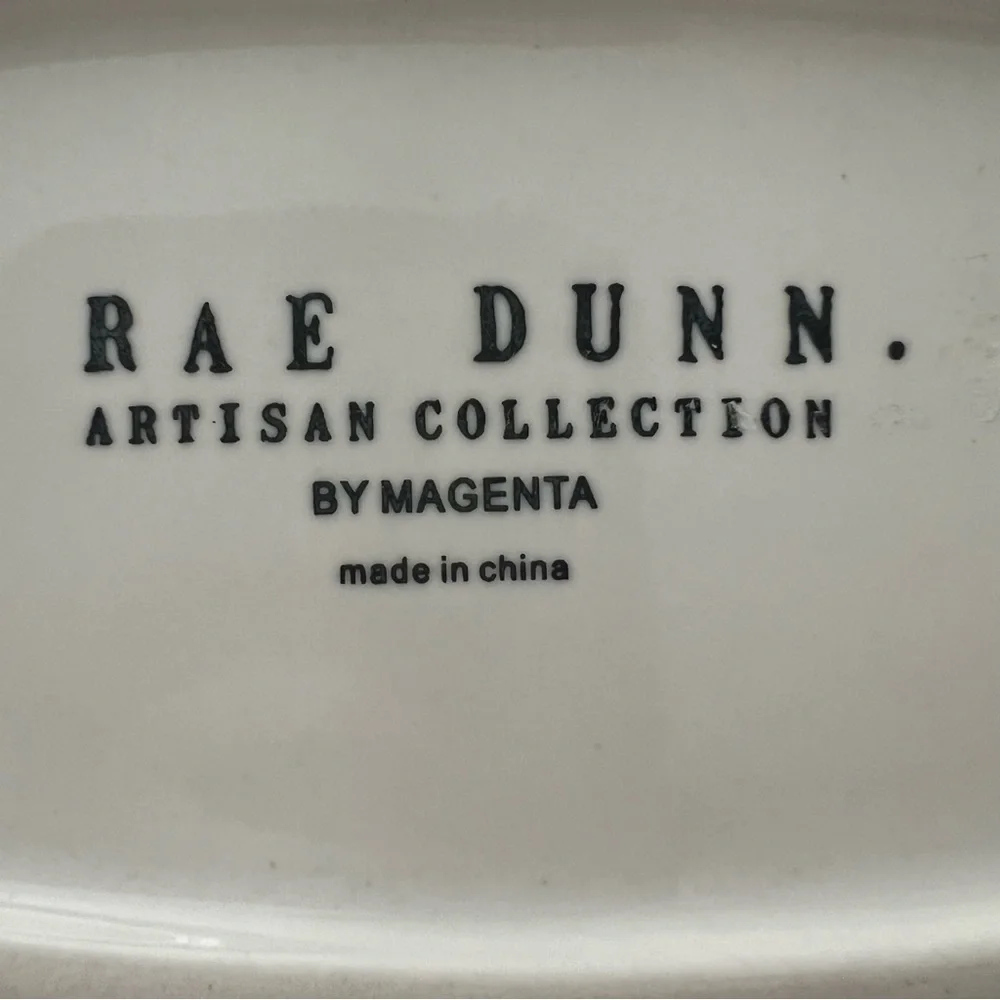 Rae Dunn Trinkets Ceramic Dish